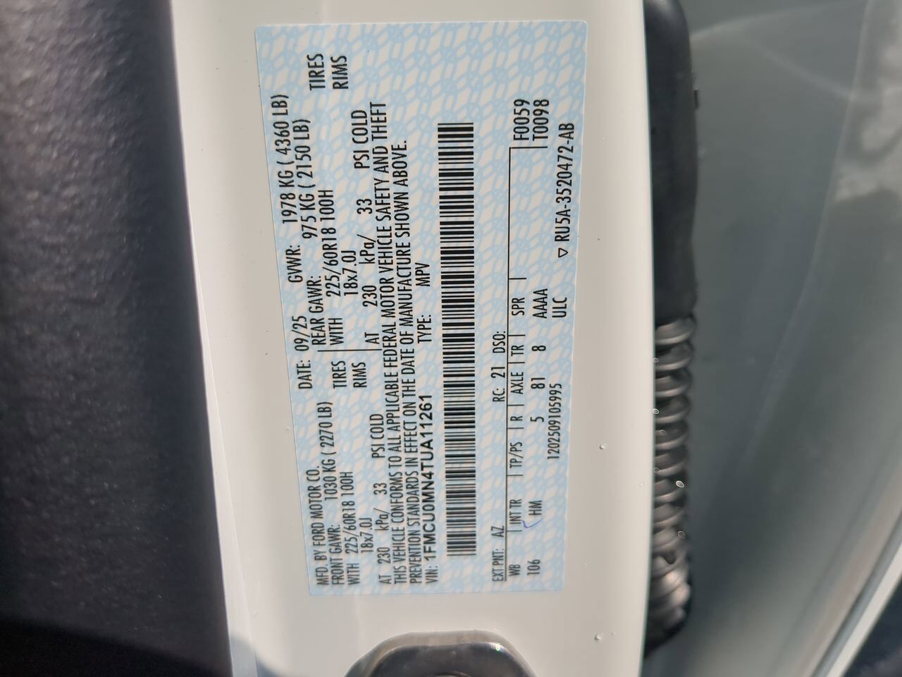 2026 Ford Escape ST-Line 1.5L Winder GA