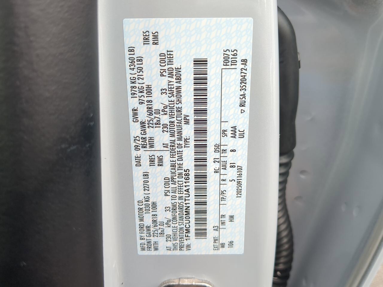 2026 Ford Escape ST-Line Winder GA