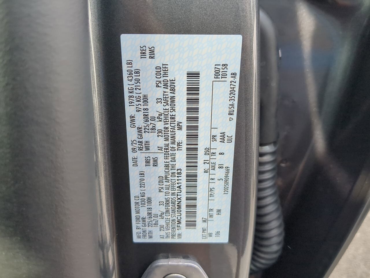 2026 Ford Escape ST-Line Winder GA