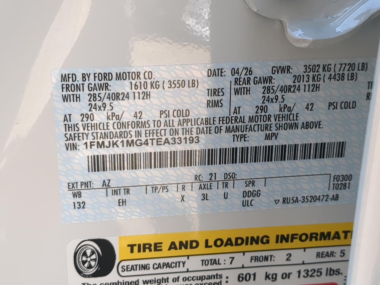 2026 Ford Expedition Max Platinum Winder GA
