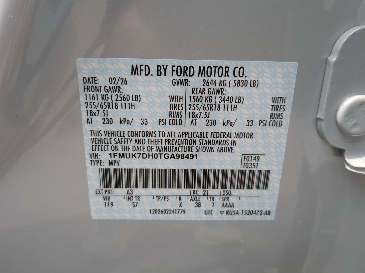 2026 Ford Explorer Active Winder GA