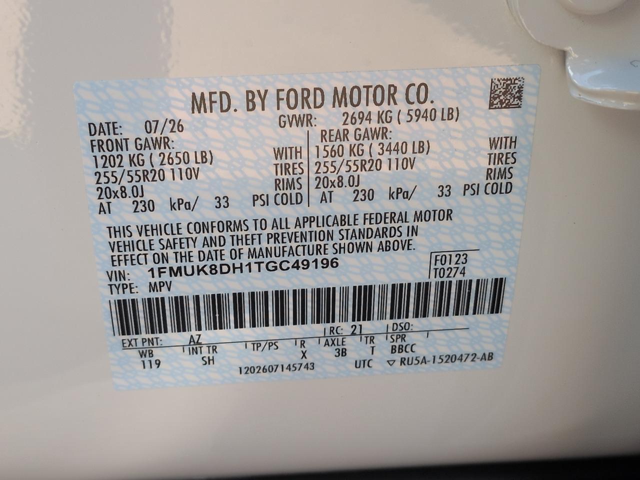 2026 Ford Explorer Active Winder GA