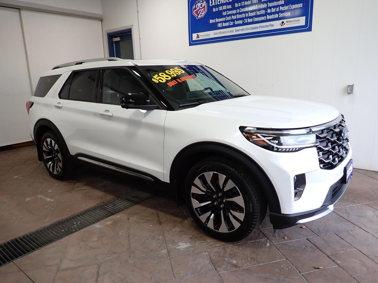 2026 Ford Explorer Platinum AWD LEATHER NAVI PANO ROOF BUCKET SEATS