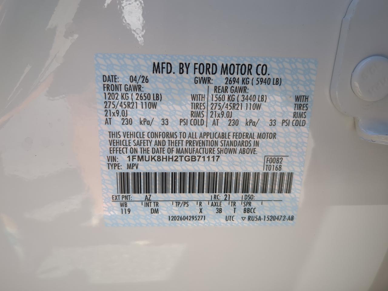 2026 Ford Explorer Platinum Winder GA