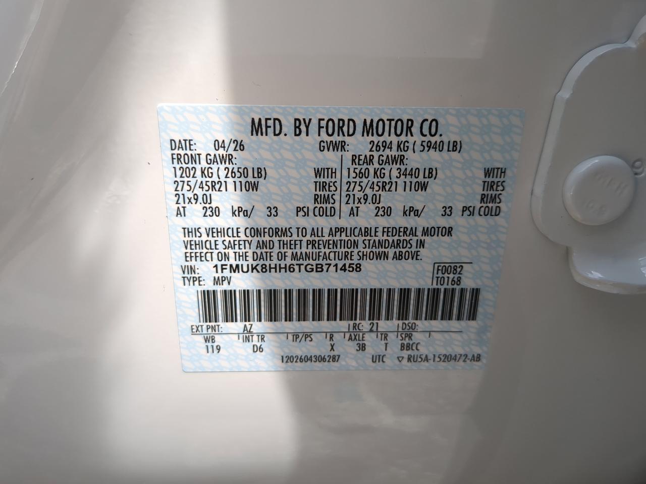 2026 Ford Explorer Platinum Winder GA