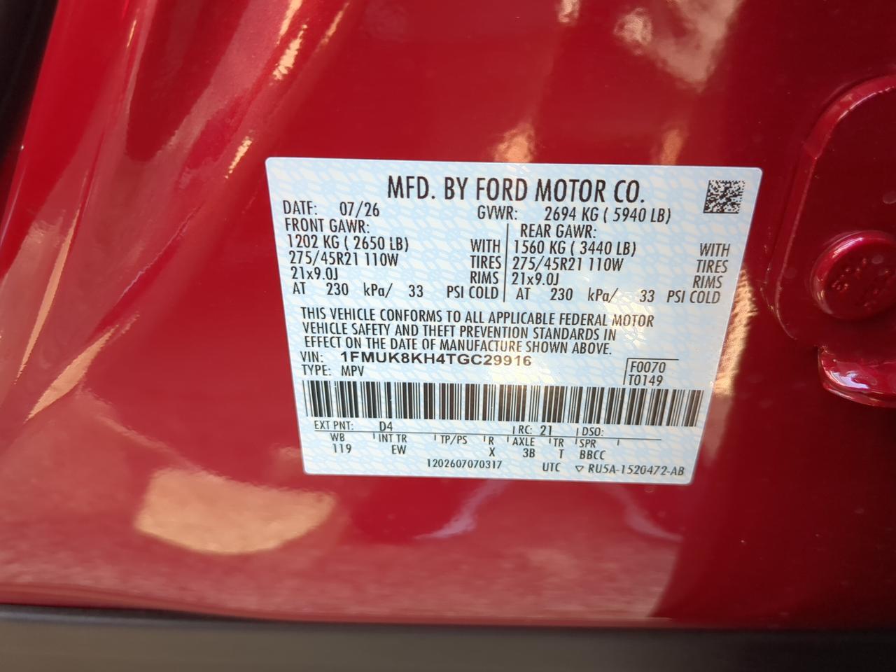 2026 Ford Explorer ST-Line Winder GA