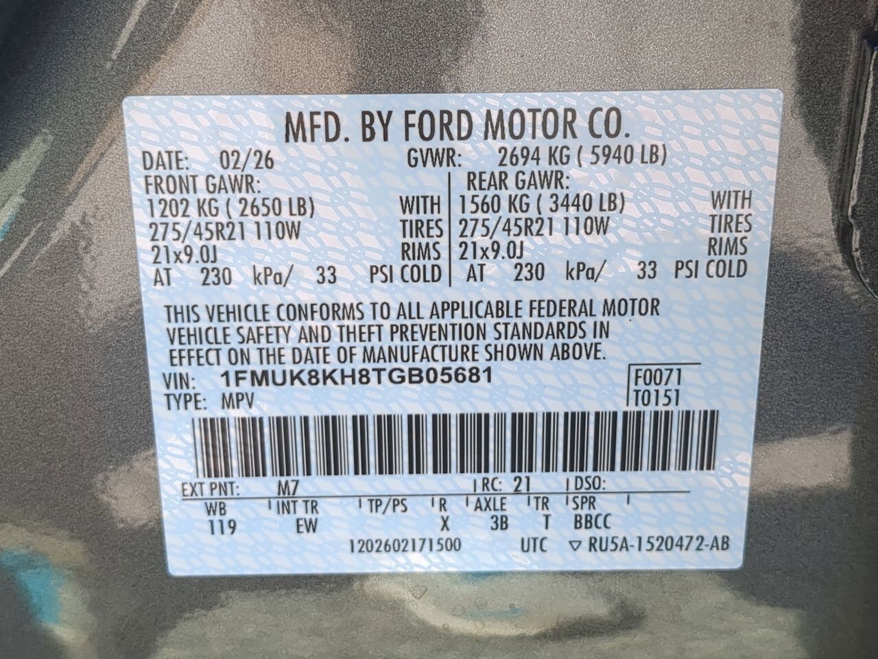 2026 Ford Explorer ST-Line Winder GA