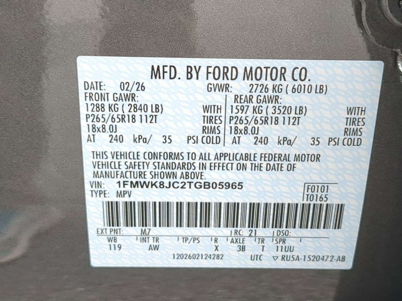 2026 Ford Explorer Tremor Winder GA