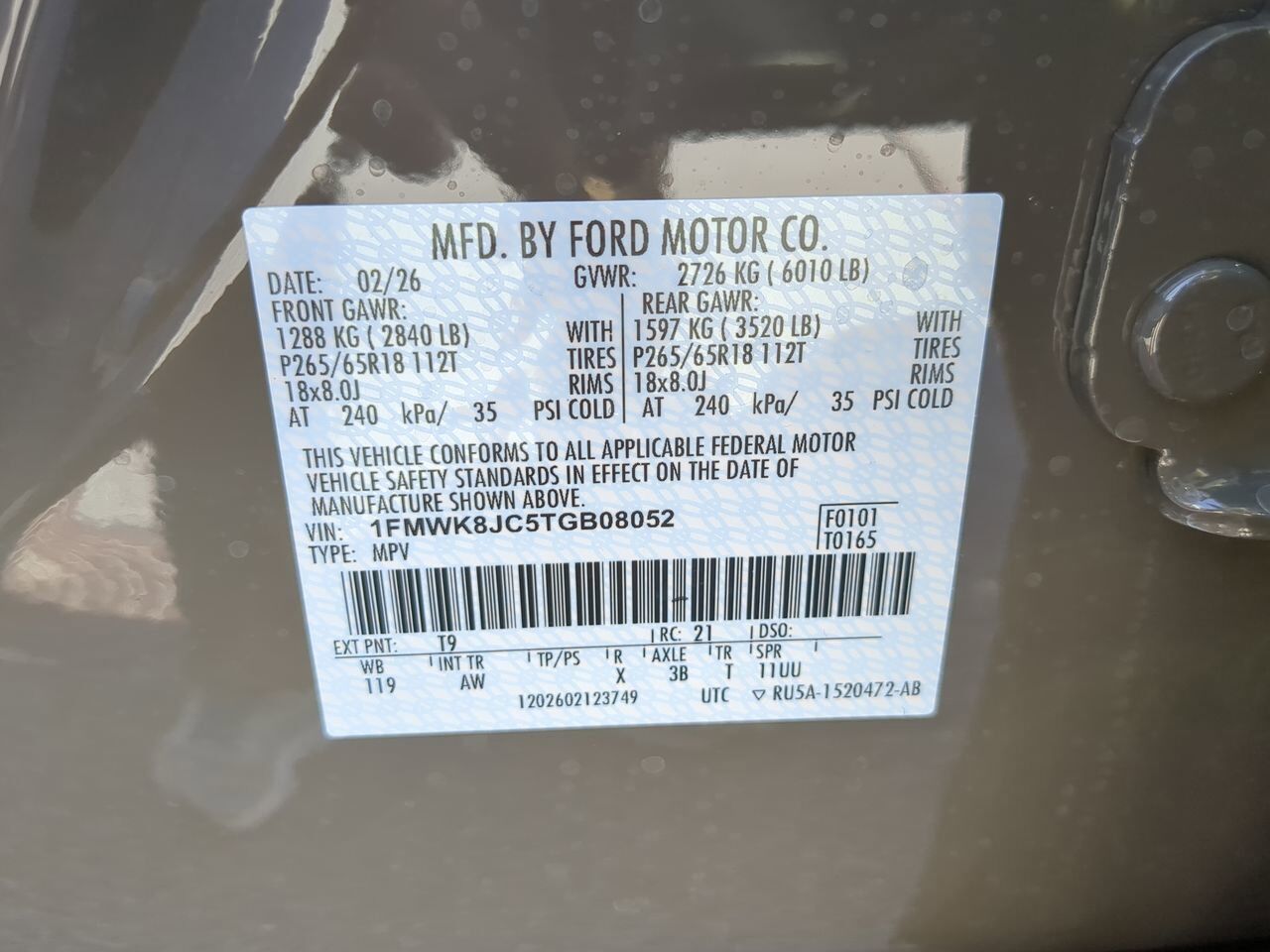 2026 Ford Explorer Tremor Winder GA