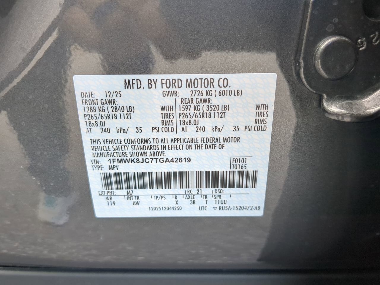 2026 Ford Explorer Tremor Winder GA