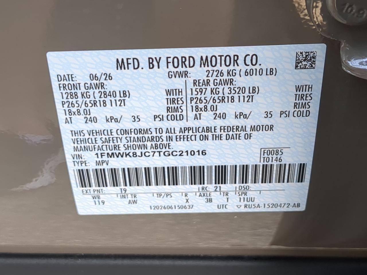 2026 Ford Explorer Tremor Winder GA