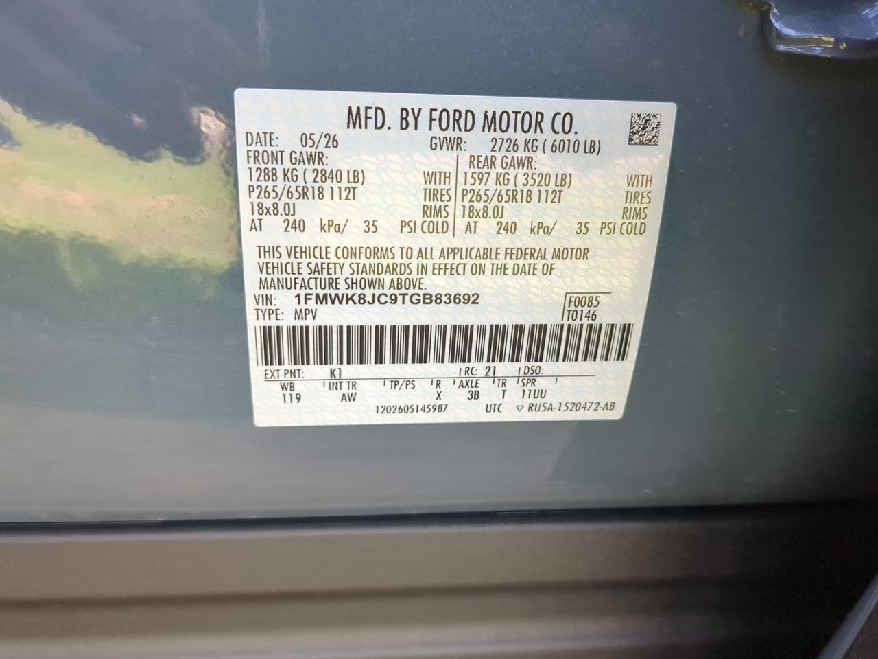 2026 Ford Explorer Tremor Winder GA