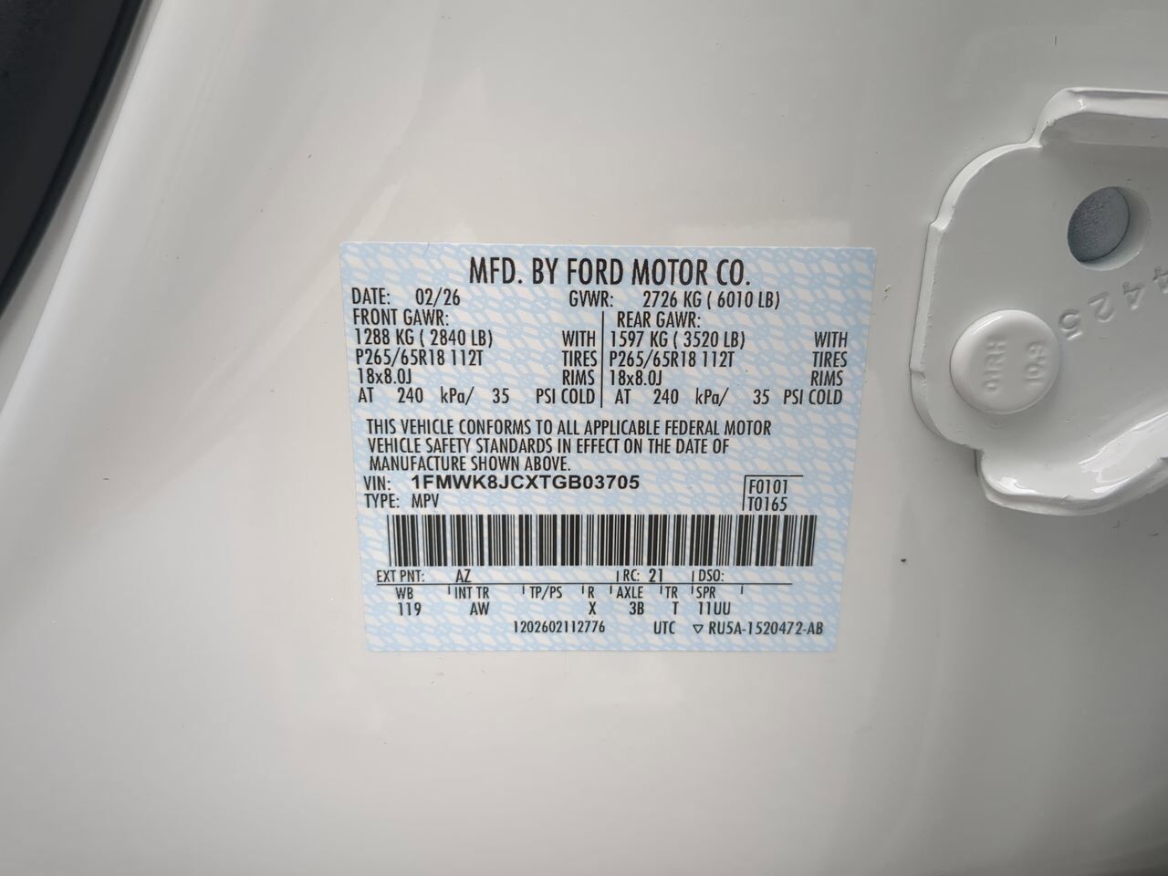 2026 Ford Explorer Tremor Winder GA