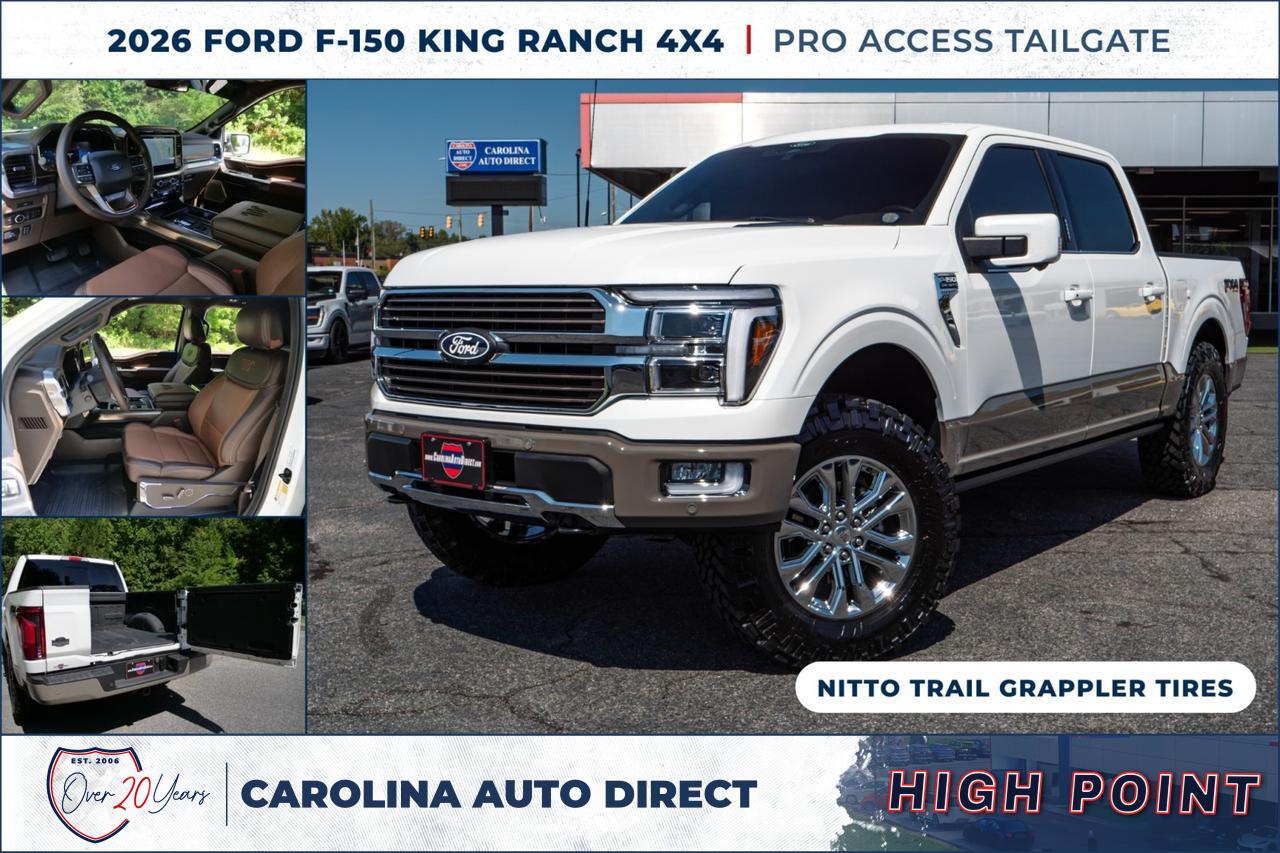 2026 Ford F-150 King Ranch 4X4 / Pro Access Tailgate / Nitto Tires