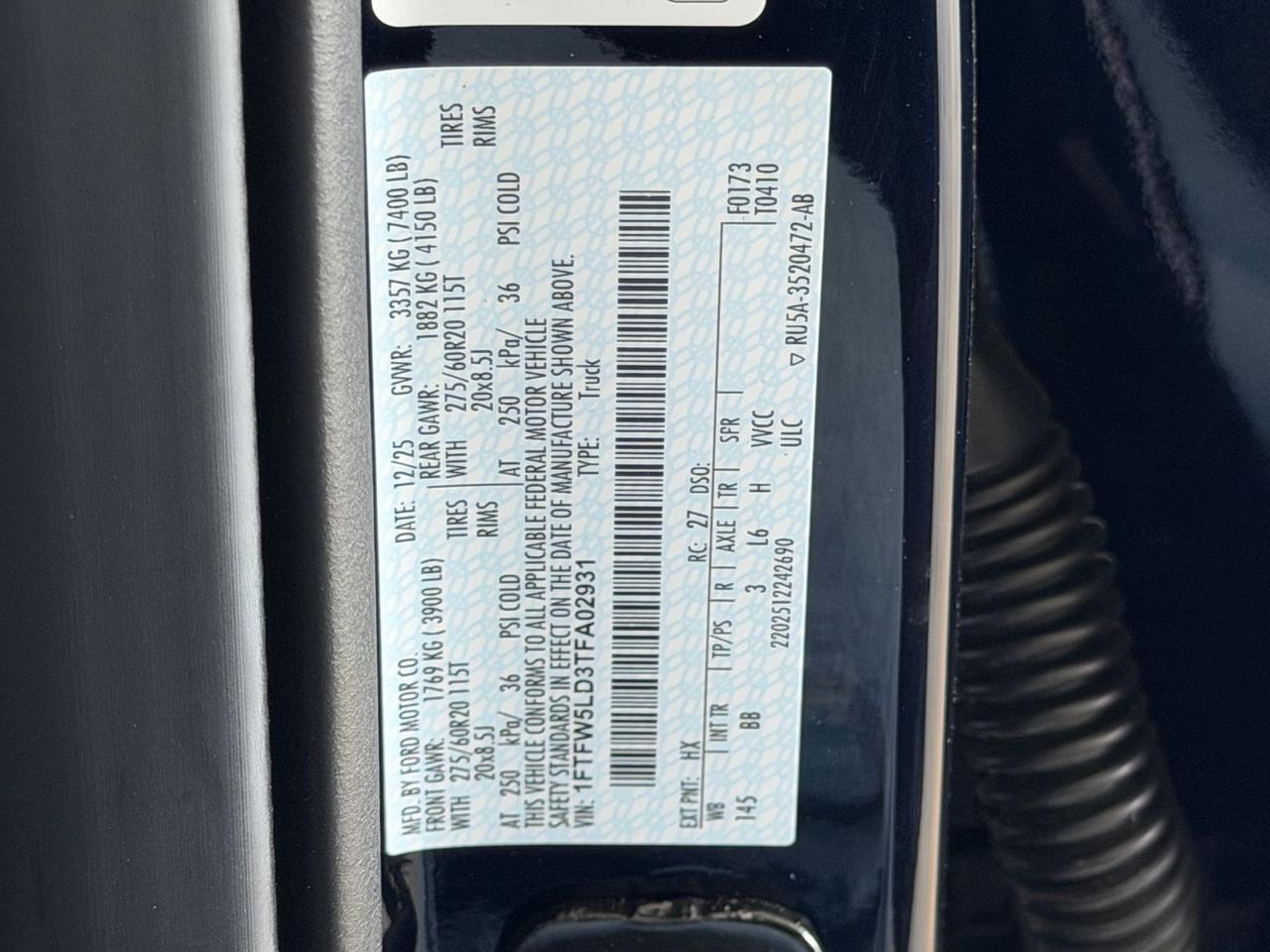 2026 Ford F-150 Lariat Springfield VA