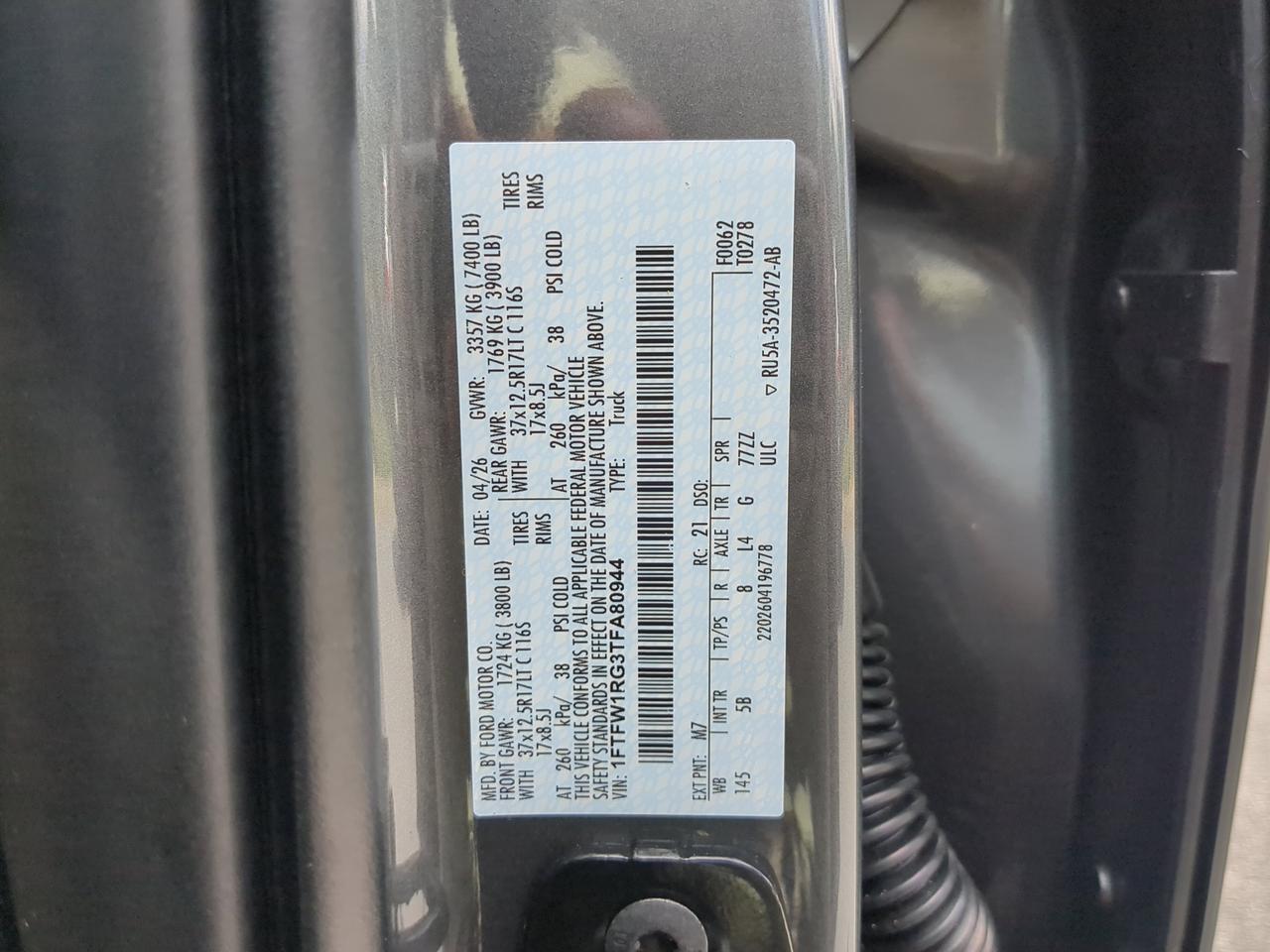 2026 Ford F-150 RAPTOR Appleton WI