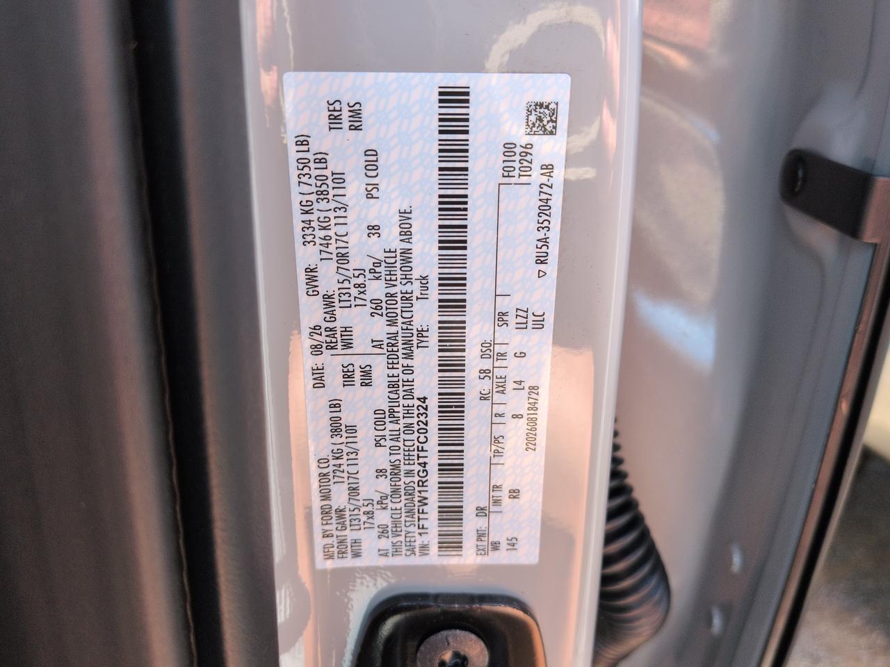 2026 Ford F-150 Raptor Winder GA