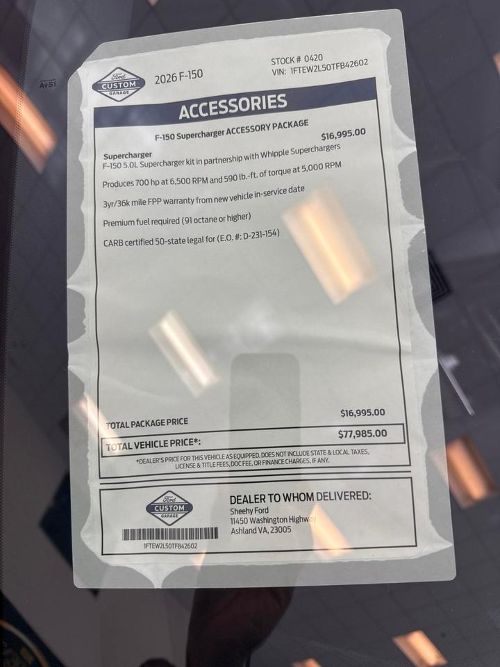 2026 Ford F-150 STX Ashland VA