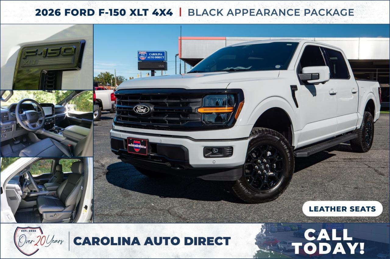 2026 Ford F-150 XLT 4X4 / Leather Seating / Black Appearance Package