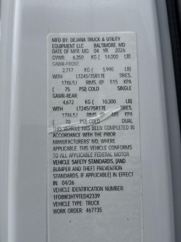 2026 Ford F-350SD XL Gaithersburg MD