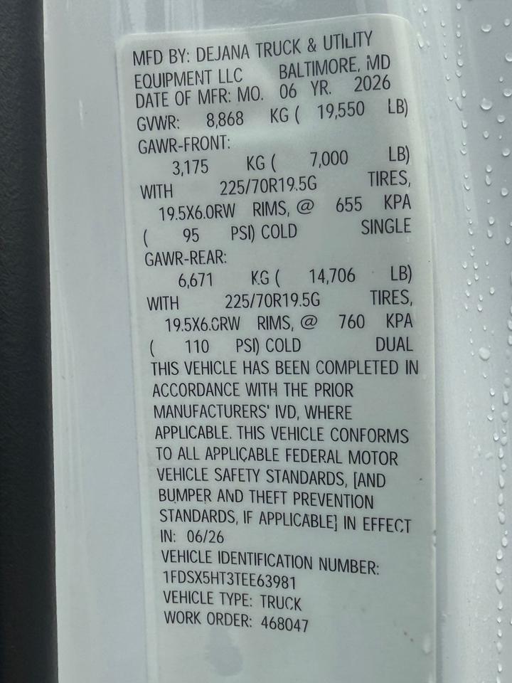 2026 Ford F-550SD XL Gaithersburg MD