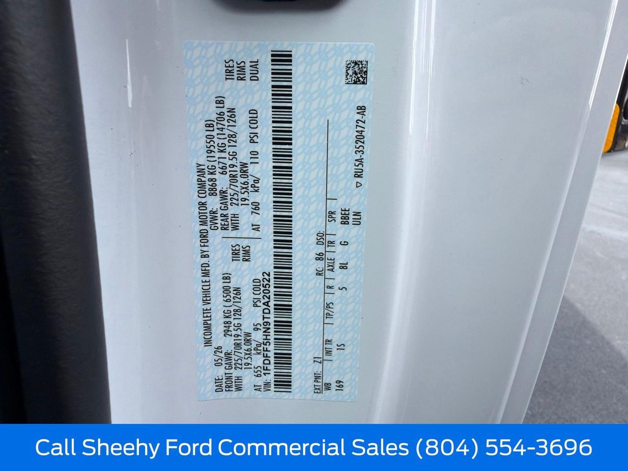 2026 Ford F-550SD XL Richmond VA