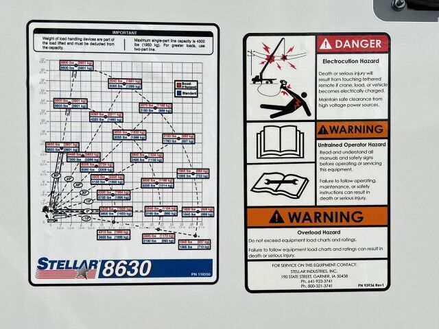 2026 Ford F-550XL Extended Cab Mechanic Service Truck with Stellar 8630 Telescopic Crane and A3 Homestead FL