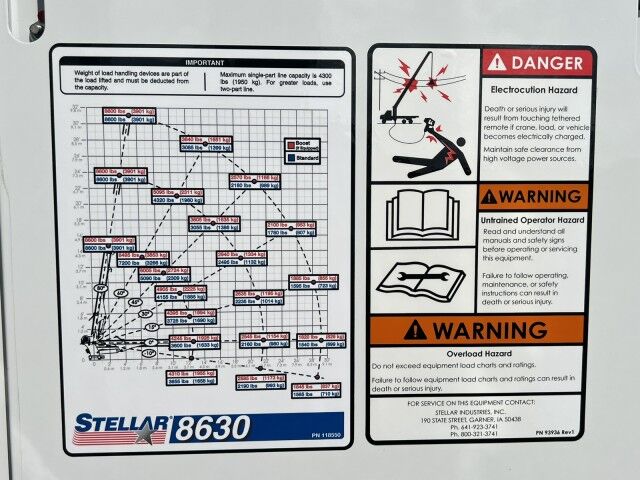 2026 Ford F-600XL 4x4 Mechanic Service Truck with Stellar 8630 Telescopic Crane Homestead FL