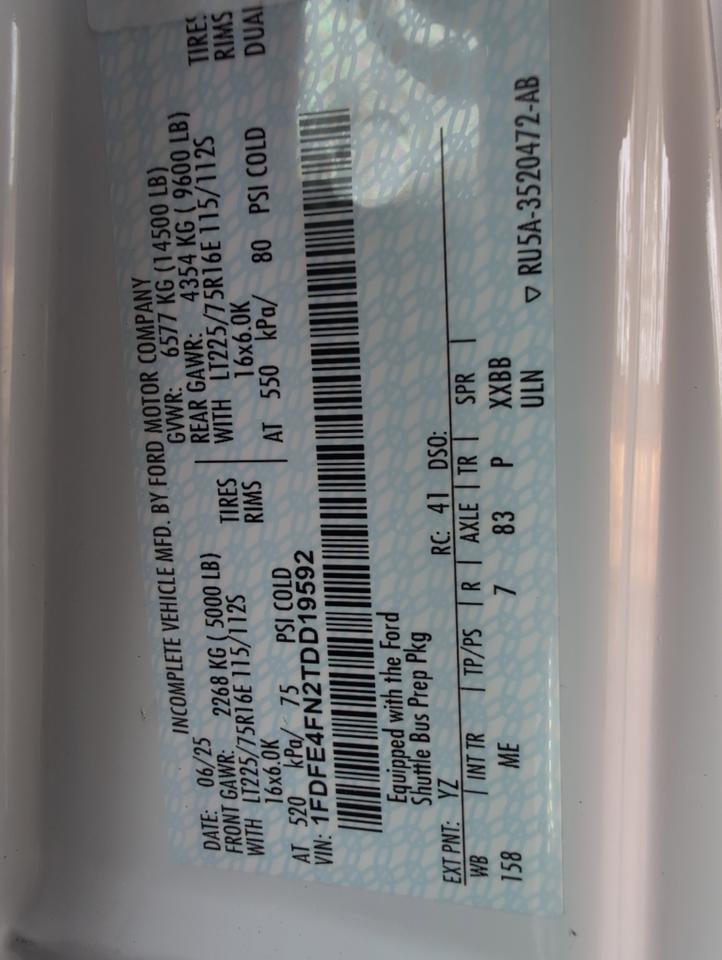 2026 Ford HLE HLE COACH Johnstown NY