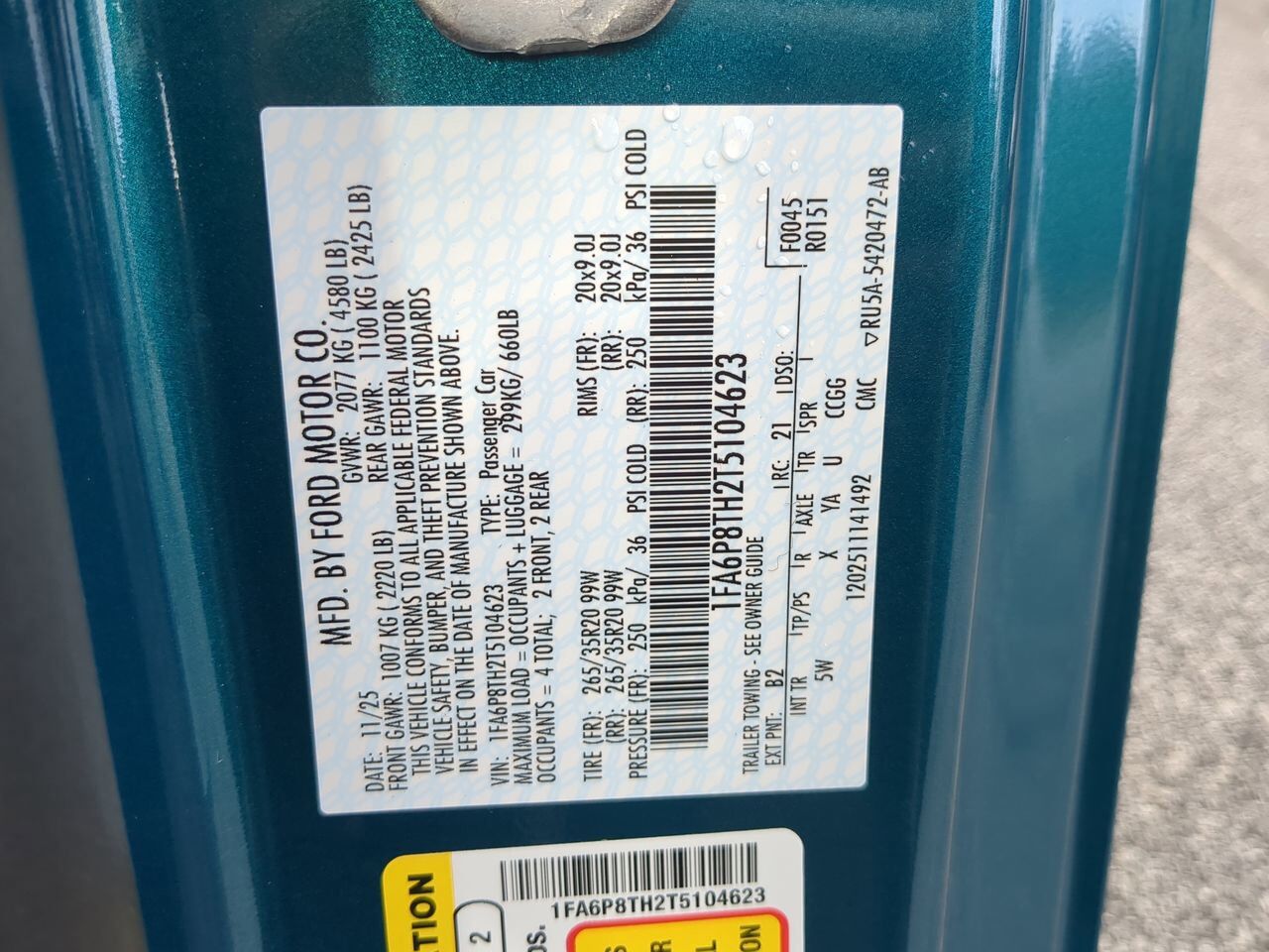 2026 Ford Mustang EcoBoost Premium Appleton WI