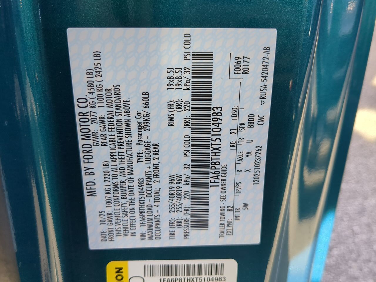 2026 Ford Mustang EcoBoost Premium Winder GA