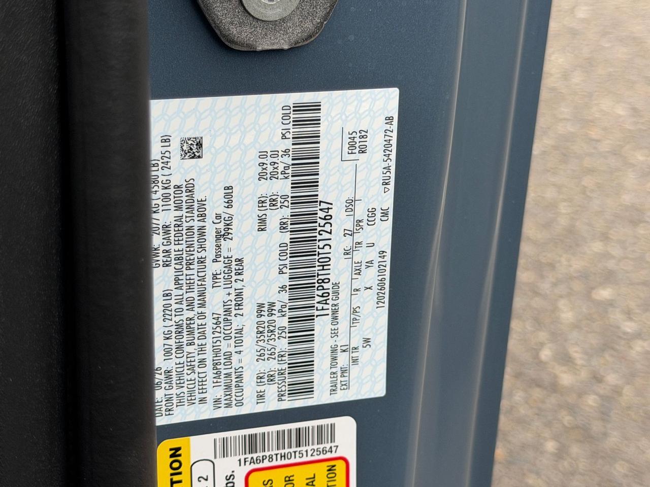 2026 Ford Mustang EcoBoost Premium Springfield VA