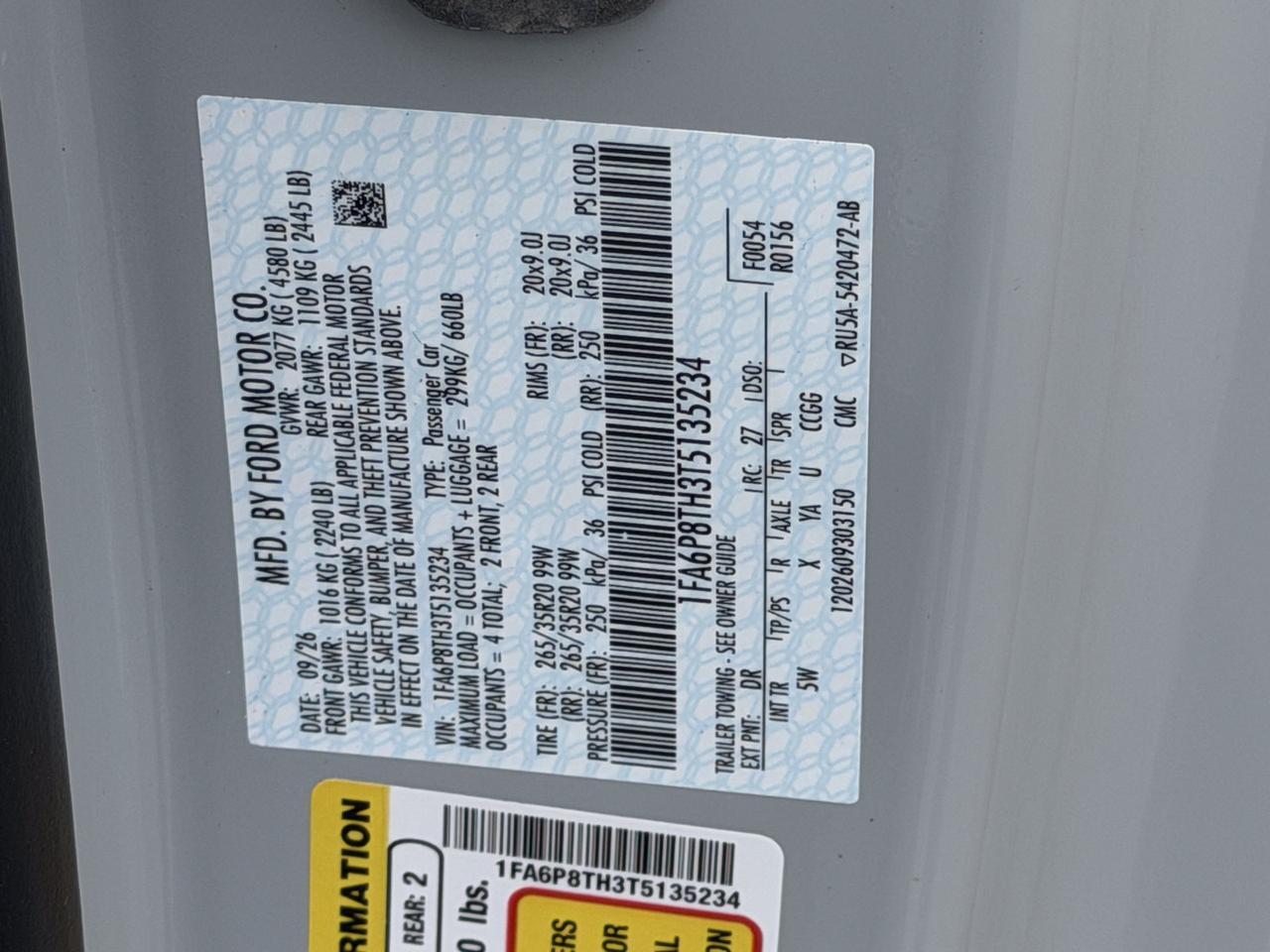 2026 Ford Mustang EcoBoost Premium Springfield VA