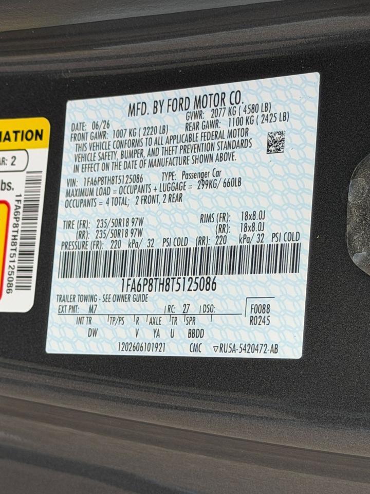 2026 Ford Mustang EcoBoost Springfield VA