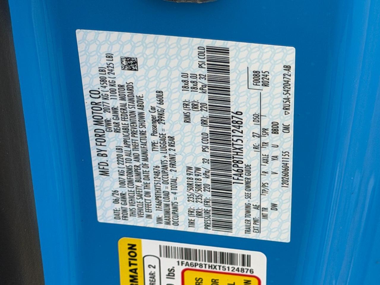 2026 Ford Mustang EcoBoost Springfield VA