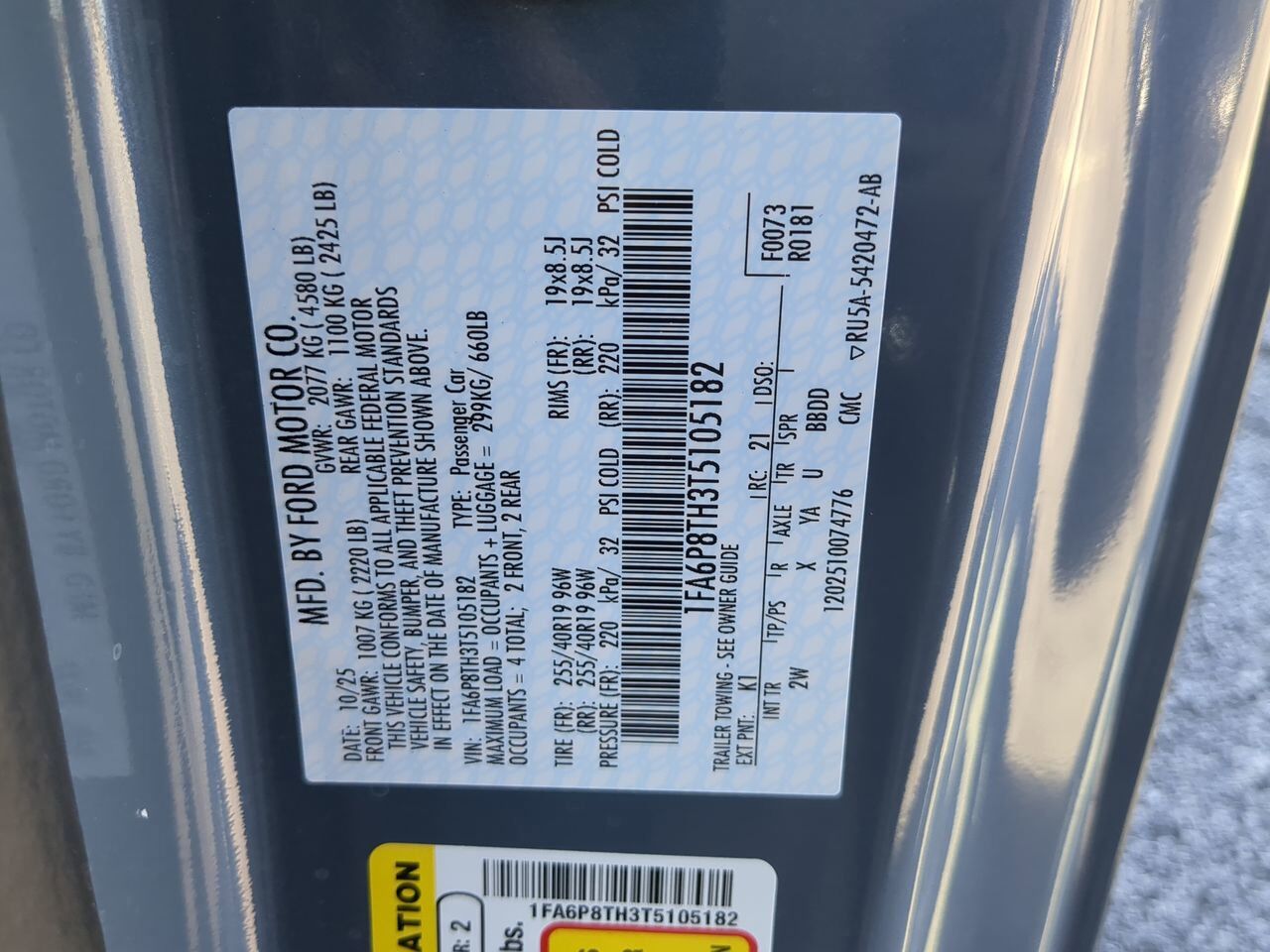 2026 Ford Mustang Ecoboost Winder GA