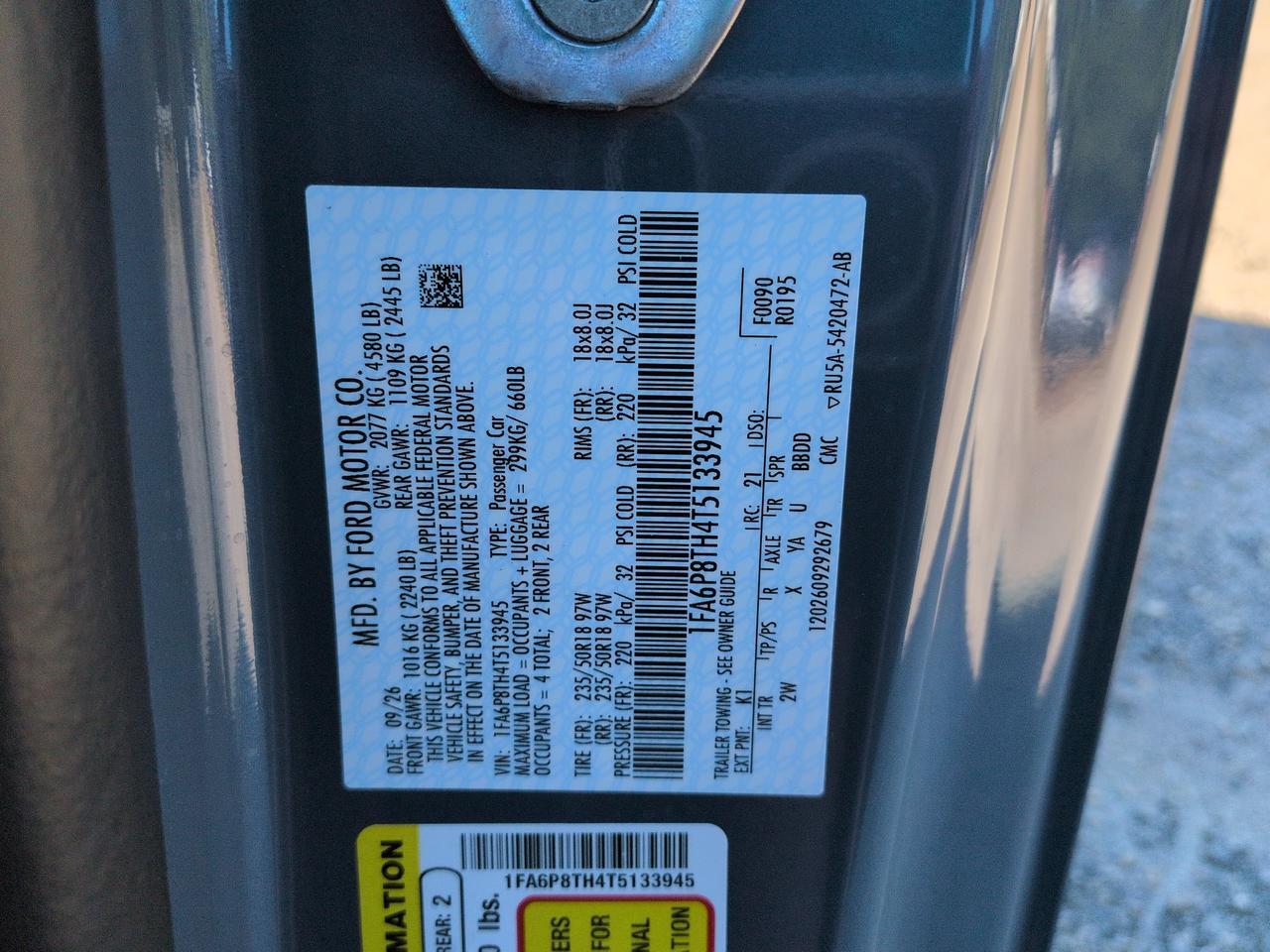 2026 Ford Mustang Ecoboost Winder GA