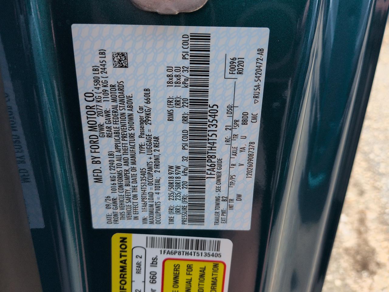 2026 Ford Mustang Ecoboost Winder GA
