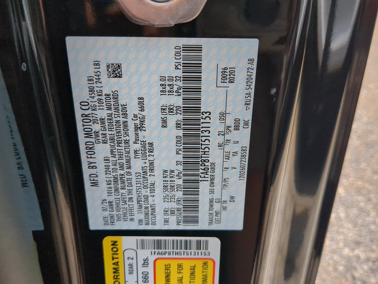 2026 Ford Mustang Ecoboost Winder GA