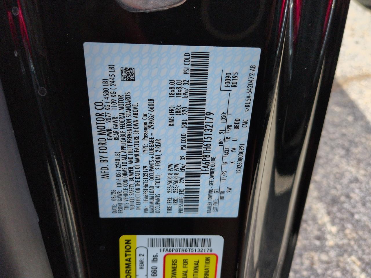 2026 Ford Mustang Ecoboost Winder GA