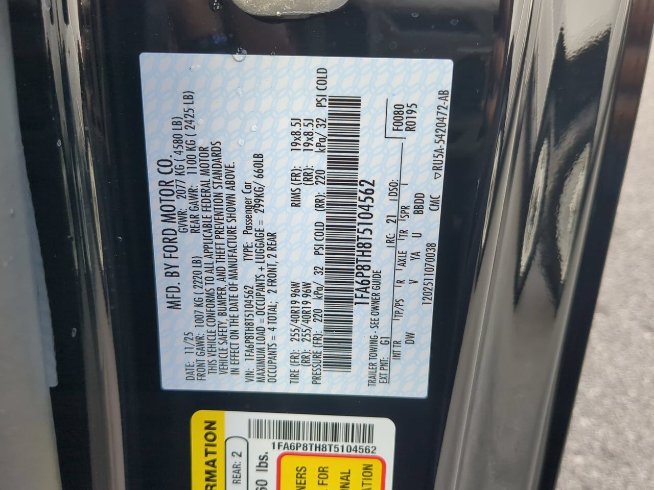 2026 Ford Mustang Ecoboost Winder GA