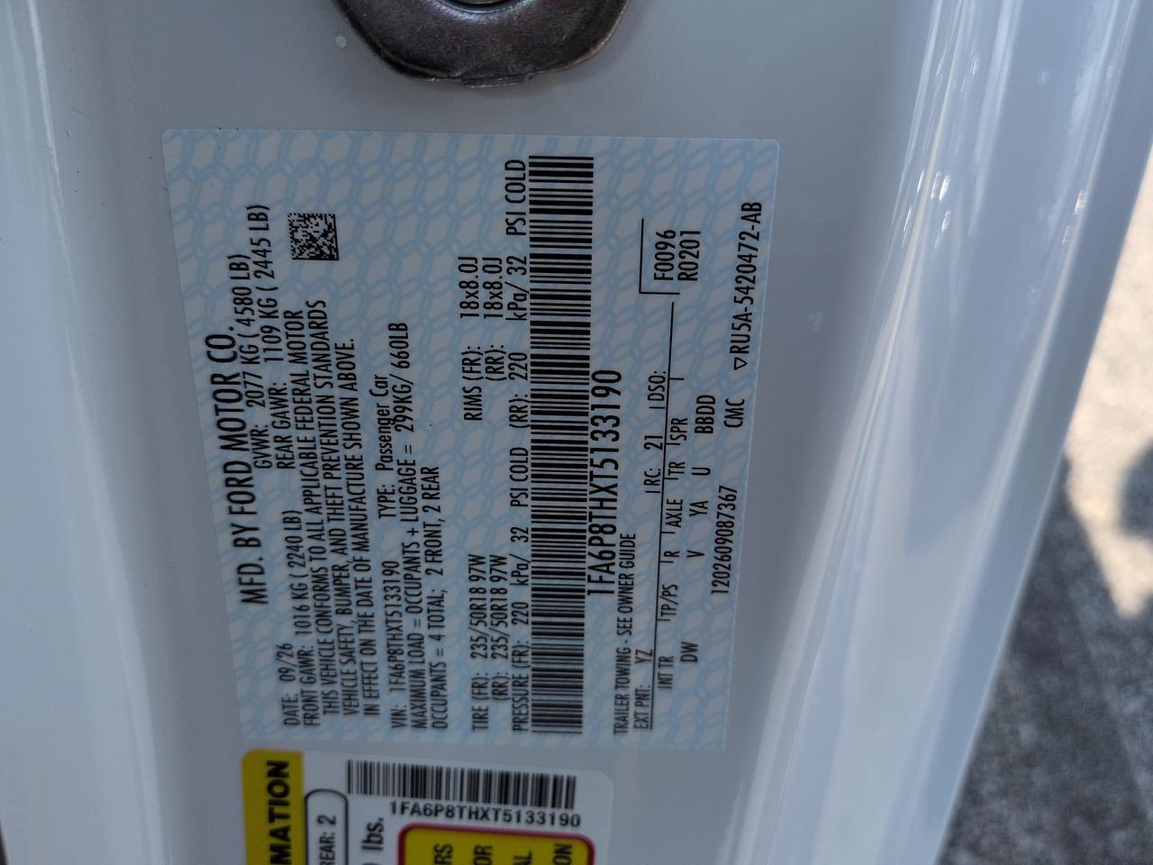 2026 Ford Mustang Ecoboost Winder GA