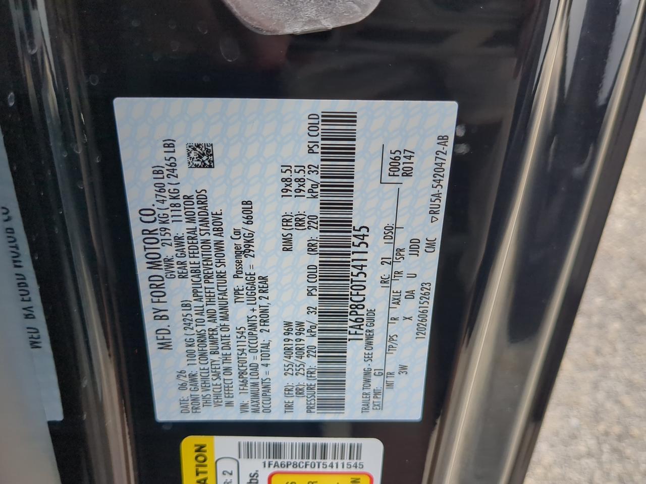 2026 Ford Mustang GT Premium Appleton WI