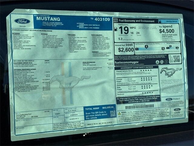 2026 Ford Mustang GT Premium Washington MO