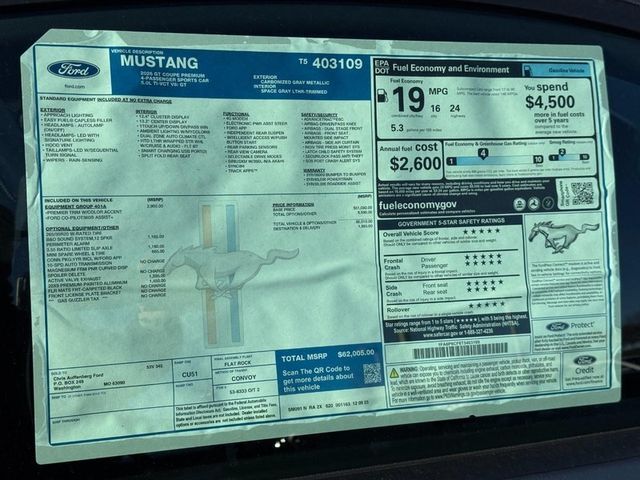 2026 Ford Mustang GT Premium Washington MO