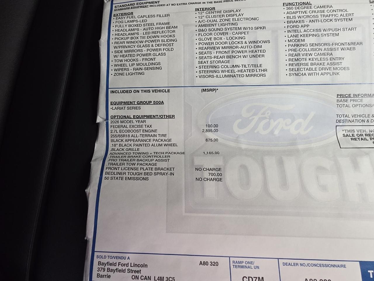 2026 Ford Ranger LARIAT Sand Lake NY