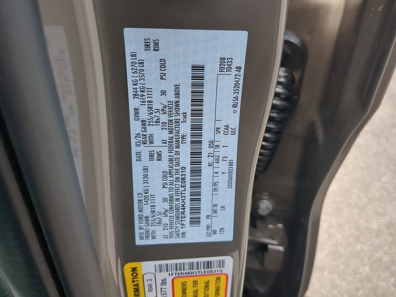 2026 Ford Ranger LARIAT Winder GA