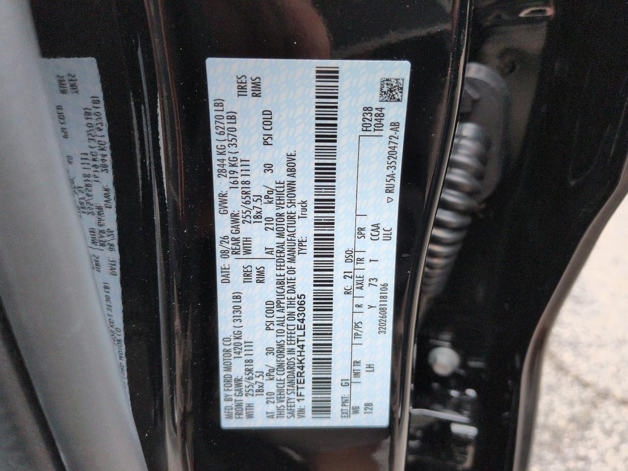 2026 Ford Ranger LARIAT Winder GA