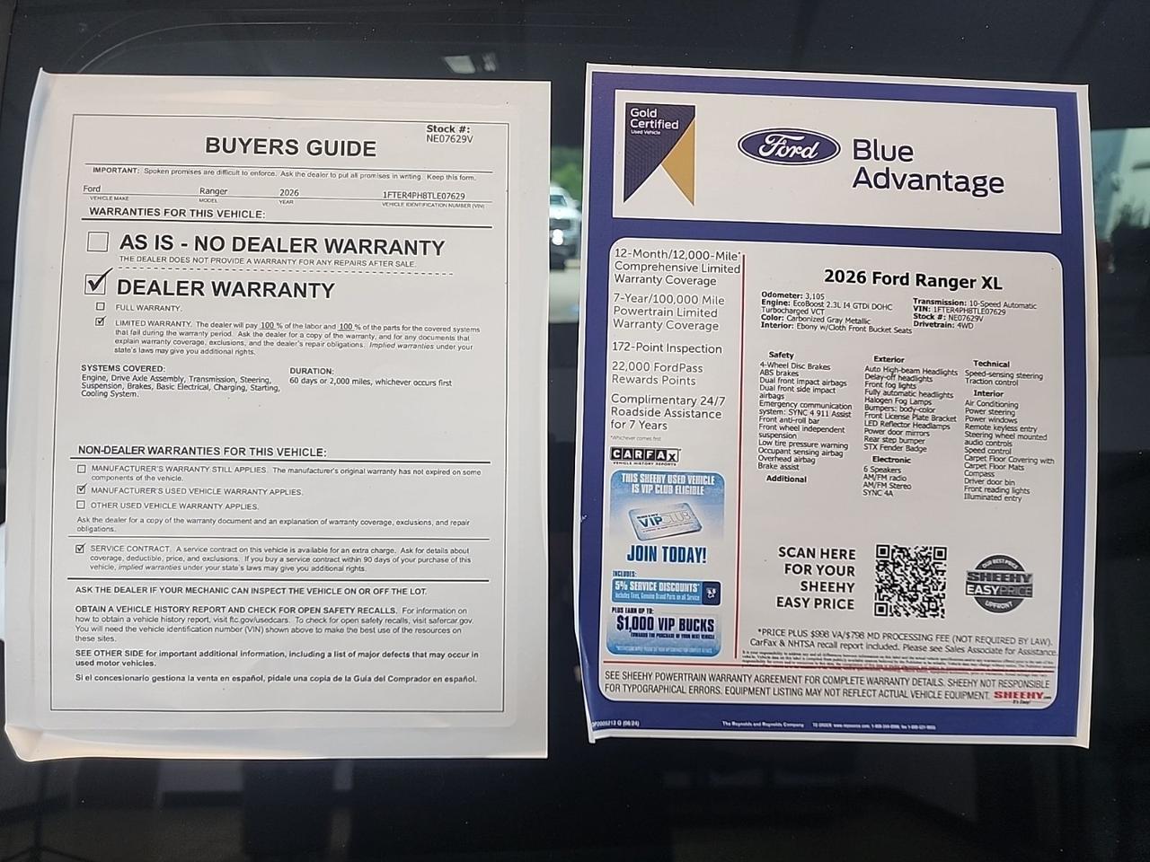 2026 Ford Ranger XL Richmond VA