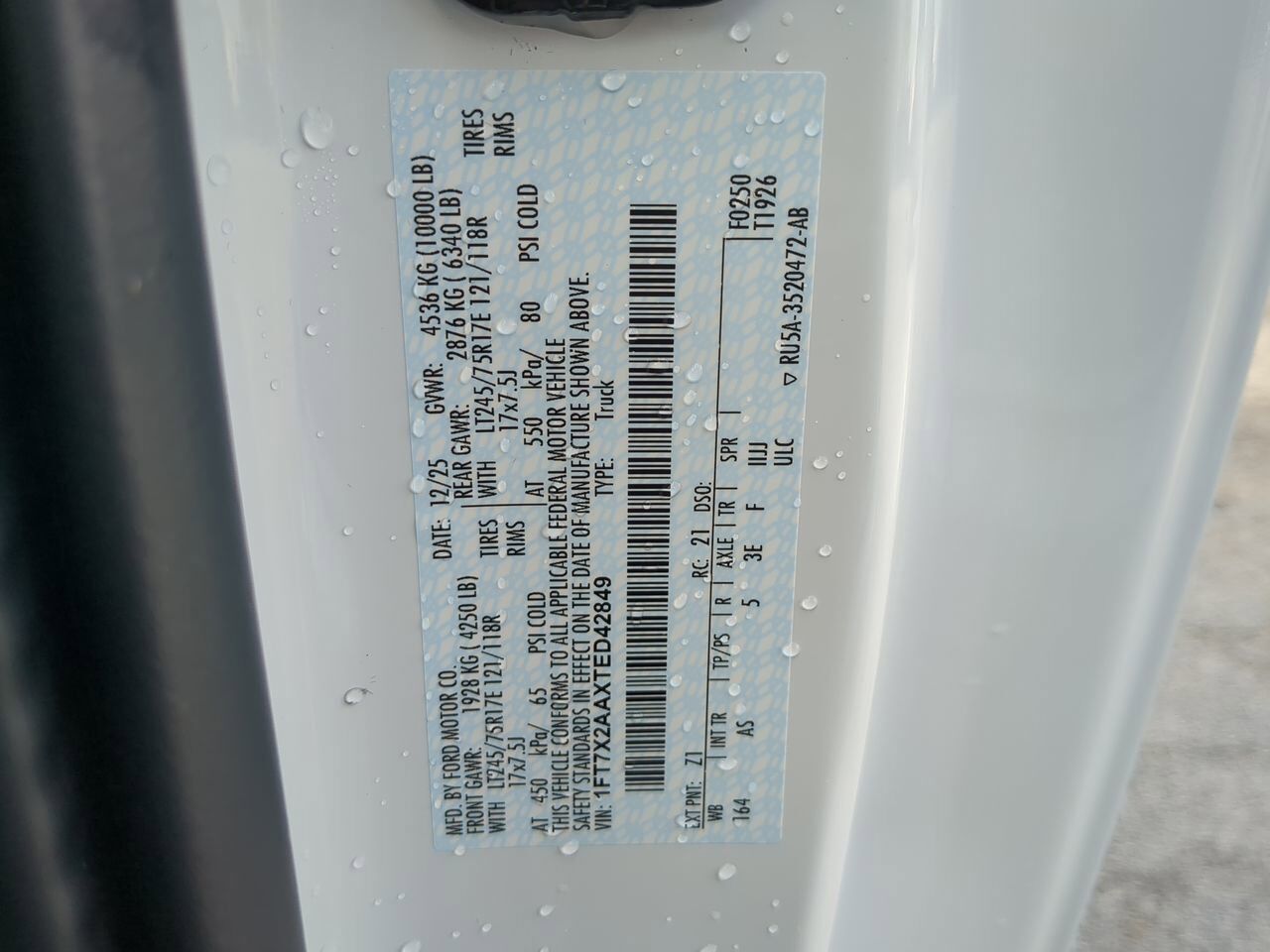 2026 Ford Super Duty F-250 SRW XL Appleton WI